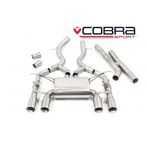 Cobra Sport BMW M4 Competition (F82 LCI) Coupé 3" Valved Secondary GPF Back Performance Exhaust - Wayside Performance 