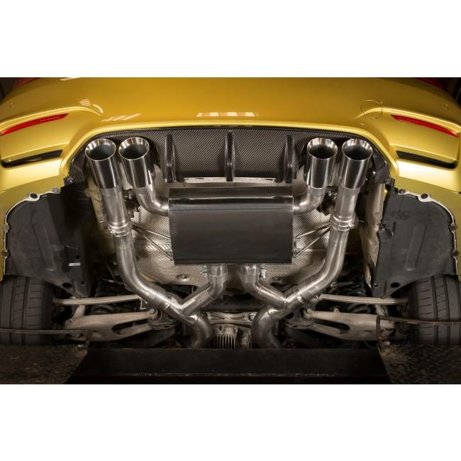 Cobra Sport BMW M3 (F80) 3" Valved Secondary Cat Back Performance Exhaust - Wayside Performance 