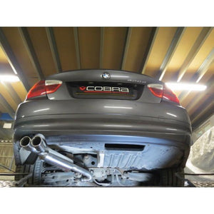 Cobra Sport BMW 318D/320D Diesel (E90/E91) Twin Tip Performance Exhaust Rear Box - Wayside Performance 