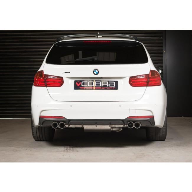 Cobra Sport BMW 335D (F30/F31) Quad Exit M3 Style Exhaust Conversion - Wayside Performance 