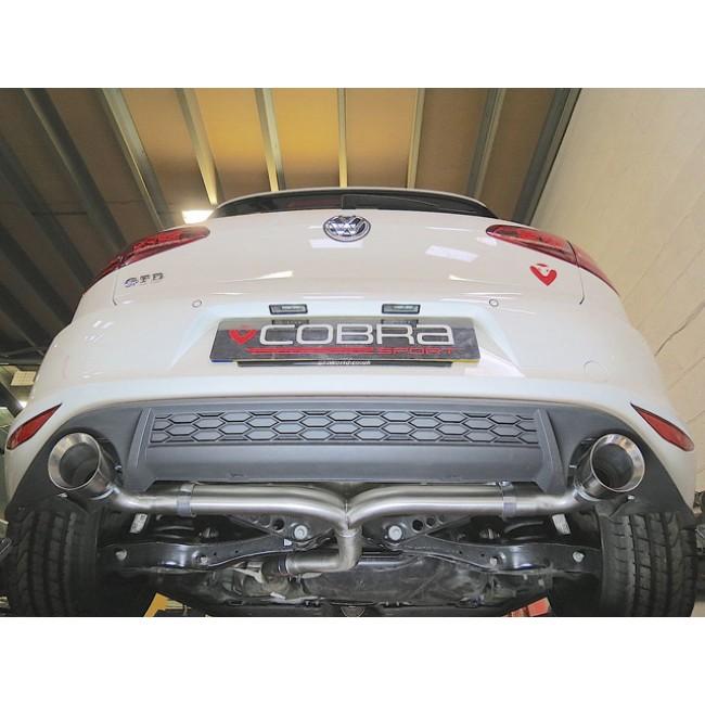 Cobra Sport VW Golf GTD (Mk7) 2.0 TDI (5G) (14-17) GTI Style Cat Back Performance Exhaust - Wayside Performance 