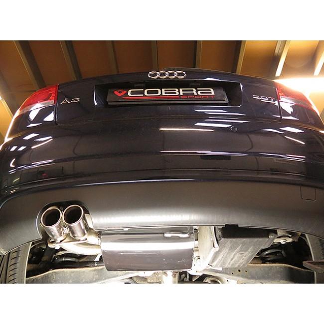 Cobra Sport Audi A3 (8P) 2.0 TFSI Quattro (3 Door) Turbo Back Performance Exhaust - Wayside Performance 
