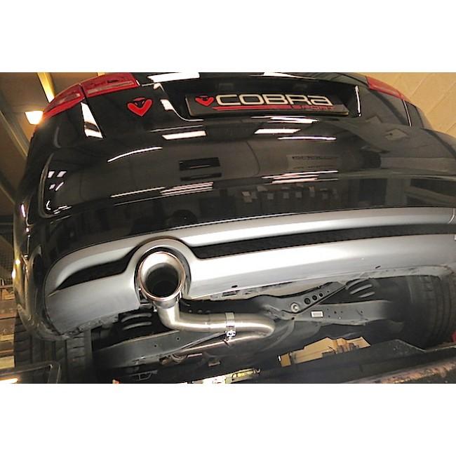 Cobra Sport Audi A3 (8P) 2.0 TDI 2WD (2008-12) (5 Door) Single Tip Cat Back Performance Exhaust - Wayside Performance 