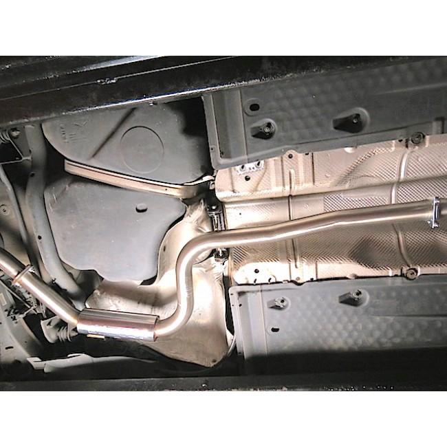Cobra Sport Audi A3 (8P) 2.0 TDI 2WD (2008-12) (5 Door) Single Tip Cat Back Performance Exhaust - Wayside Performance 