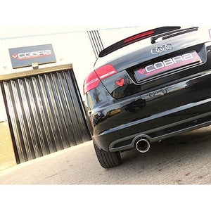 Cobra Sport Audi A3 (8P) 2.0 TDI 2WD (2008-12) (5 Door) Single Tip Cat Back Performance Exhaust - Wayside Performance 
