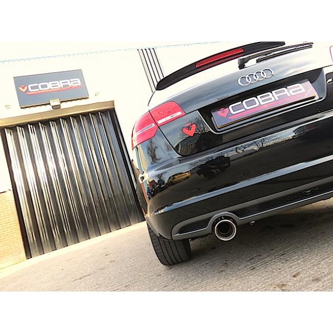 Cobra Sport Audi A3 (8P) 2.0 TDI 2WD (2008-12) (5 Door) Single Tip Cat Back Performance Exhaust - Wayside Performance 