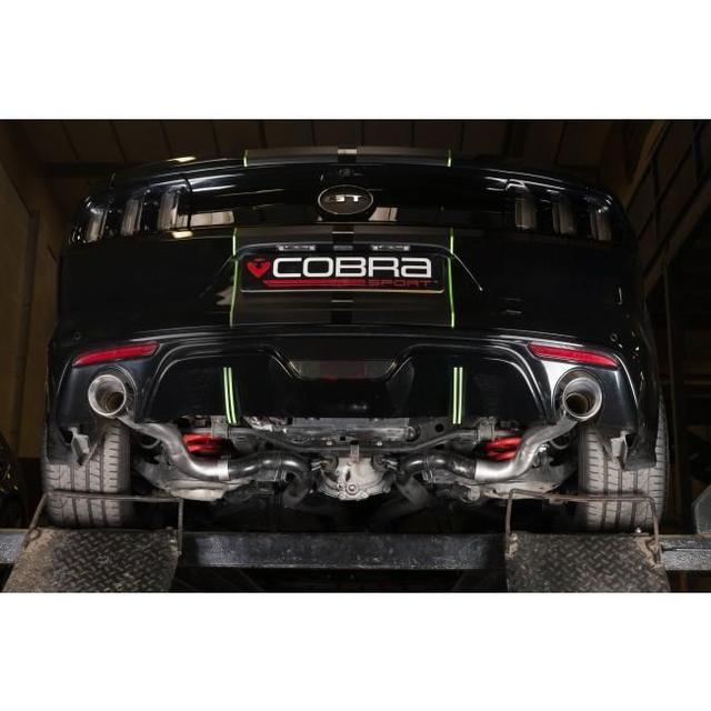 Cobra Sport Ford Mustang 5.0 V8 GT Convertible (2015-18) 2.5" Venom Box Delete Axle Back Performance Exhaust - Wayside Performance 