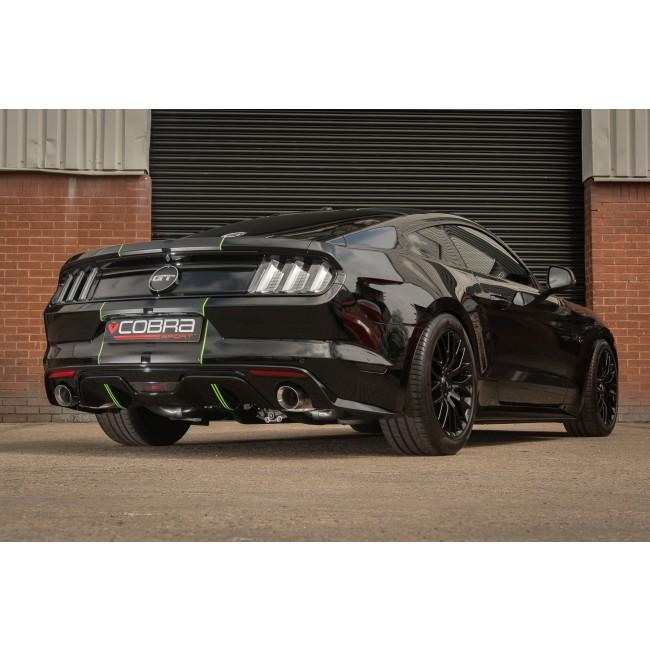 Cobra Sport Ford Mustang 5.0 V8 GT (2015-18) 2.5" Venom Box Delete Axle Back Performance Exhaust - Wayside Performance 