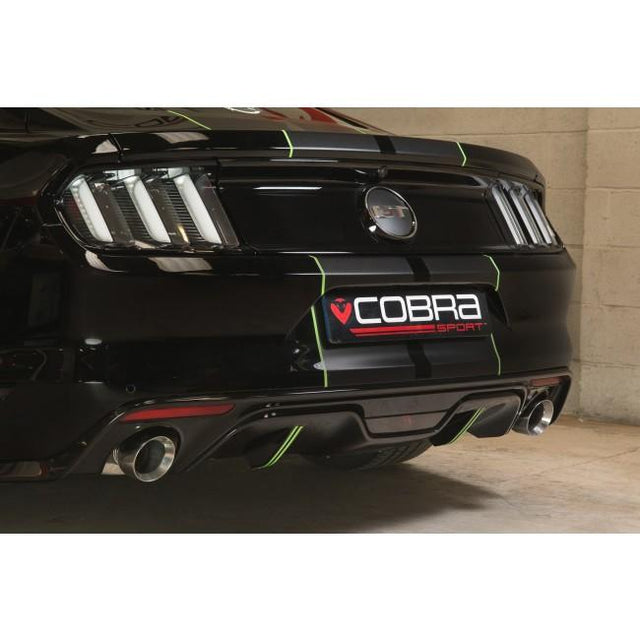 Cobra Sport Ford Mustang 2.3 EcoBoost Convertible (2018>) 2.5" Venom Box Delete Axle Back Performance Exhaust - Wayside Performance 