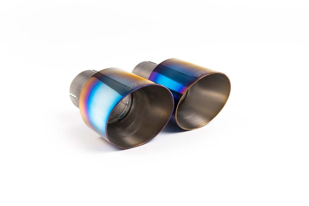 Milltek Cat-back - GPF Back - Burnt Titanium GT-100 Tips - T-Roc - R 2.0TSI 300ps (with OPF/GPF) - Wayside Performance 