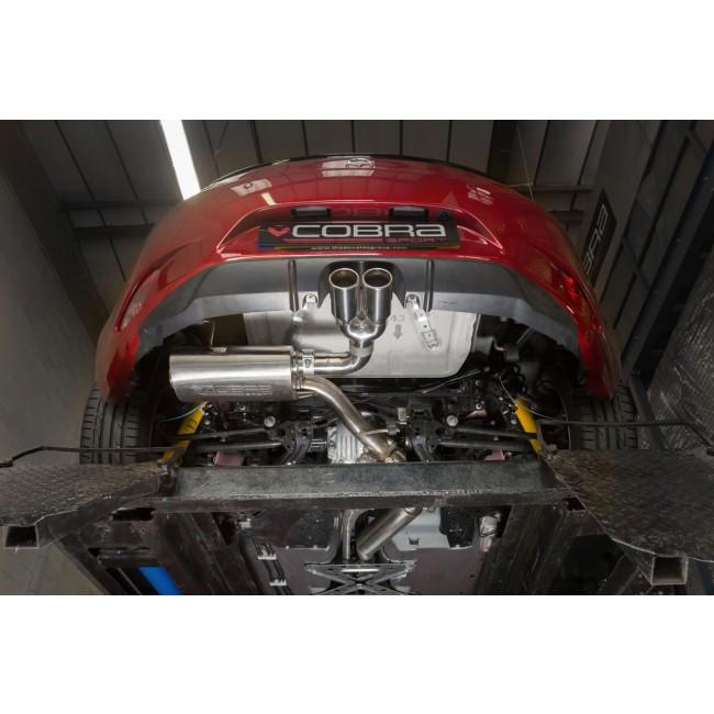 Cobra Sport Mazda MX-5 (ND) Mk4 Centre Exit Cat Back Performance Exhaust - Wayside Performance 