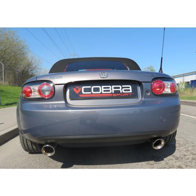 Cobra Sport Mazda MX-5 (NC) Mk3 Quieter Road Type Rear Performance Exhaust - Wayside Performance 