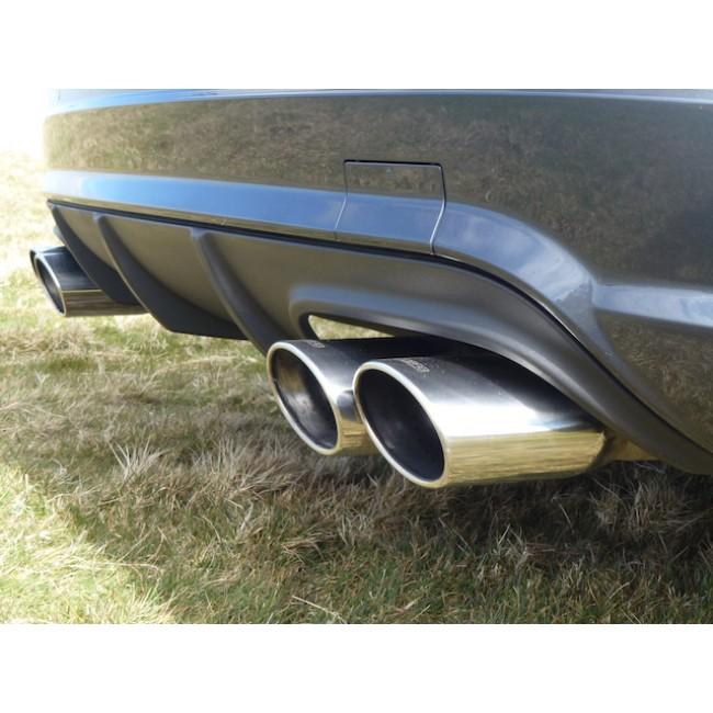 Cobra Sport Mercedes W204 C200/C220/C250 (Diesel) AMG Quad Performance Exhaust - Wayside Performance 