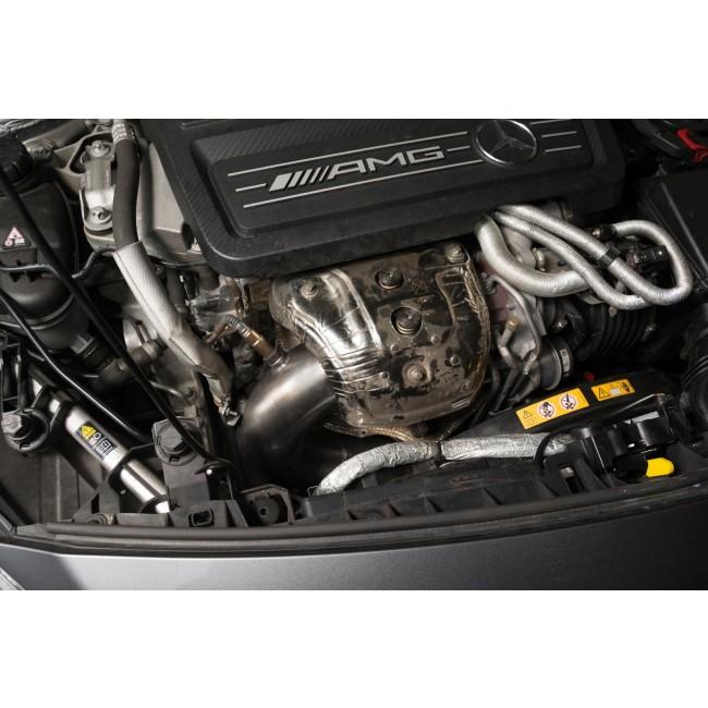 Cobra Sport Mercedes-AMG CLA 45 Front Downpipe Sports Cat /  De-Cat Performance Exhaust - Wayside Performance 