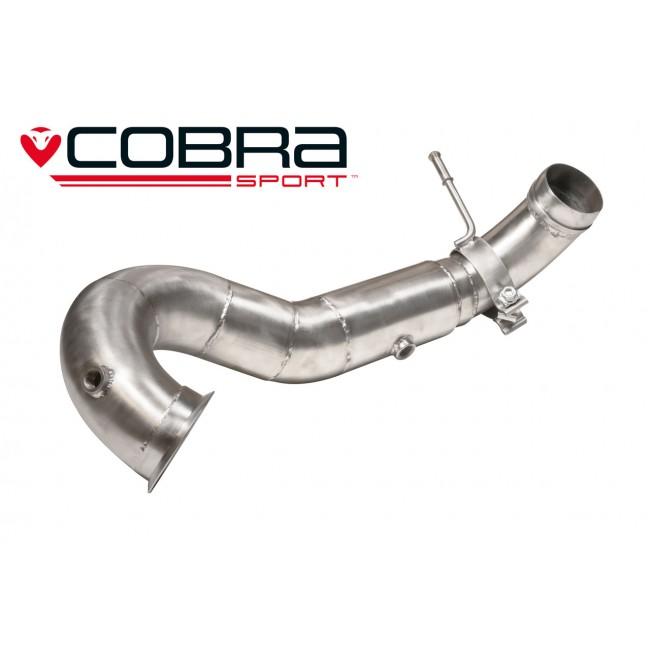 Cobra Sport Mercedes-AMG CLA 45 Front Downpipe Sports Cat /  De-Cat Performance Exhaust - Wayside Performance 