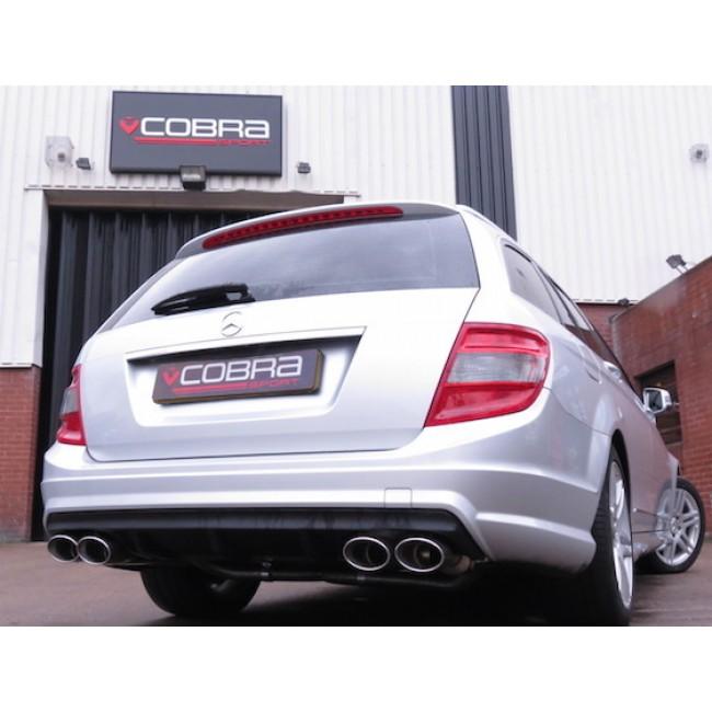 Cobra Sport Mercedes W204 C200/C220/C250 (Diesel) AMG Quad Performance Exhaust - Wayside Performance 