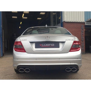 Cobra Sport Mercedes W204 C200/C220/C250 (Diesel) AMG Quad Performance Exhaust - Wayside Performance 