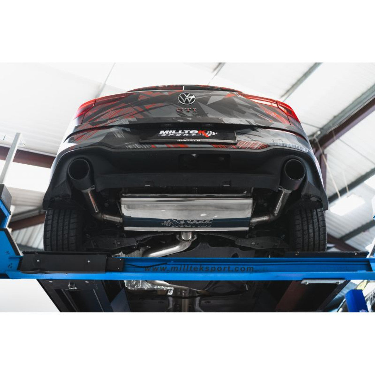 Milltek Particulate Filter-back Exhaust - Golf 8 GTI+Clubsport - Wayside Performance 