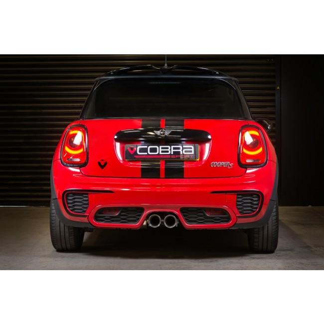 Cobra Sport Mini (Mk3) Cooper S / JCW (F56) 3" Cat Back Performance Exhaust - Wayside Performance 