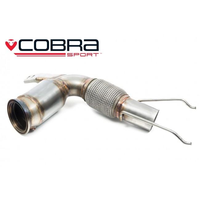 Cobra Sport Mini (Mk3) Cooper S (F56 LCI) Facelift Sports Cat / De-Cat Downpipe Performance Exhaust - Wayside Performance 