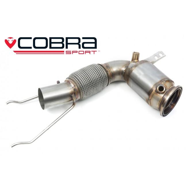 Cobra Sport Mini (Mk3) Cooper S (F56 LCI) Facelift Sports Cat / De-Cat Downpipe Performance Exhaust - Wayside Performance 