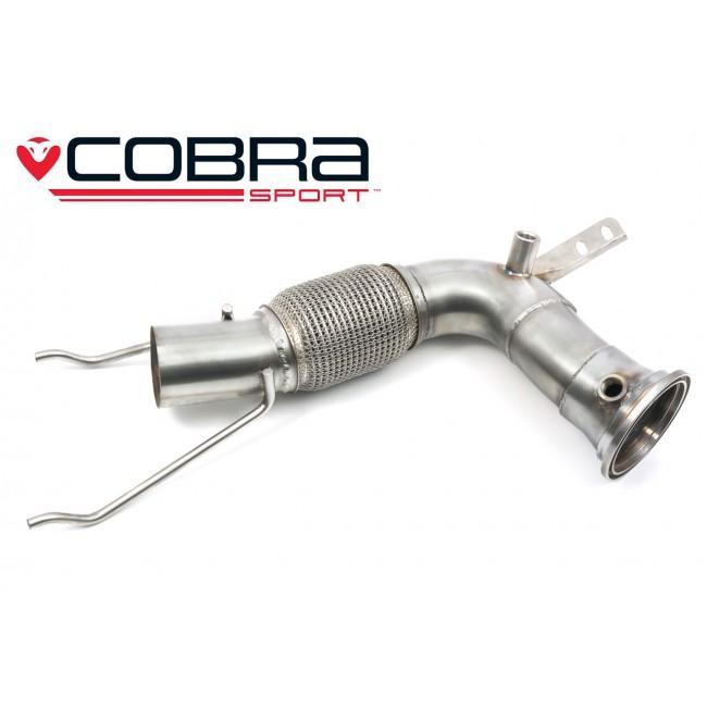 Cobra Sport Mini (Mk3) JCW (F56 LCI) Facelift Sports Cat / De-Cat Downpipe Performance Exhaust - Wayside Performance 