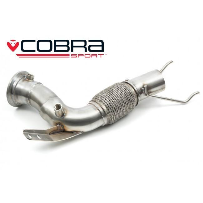 Cobra Sport Mini GP3 (Mk3) JCW (F56) Sports Cat / De-Cat Downpipe Performance Exhaust - Wayside Performance 
