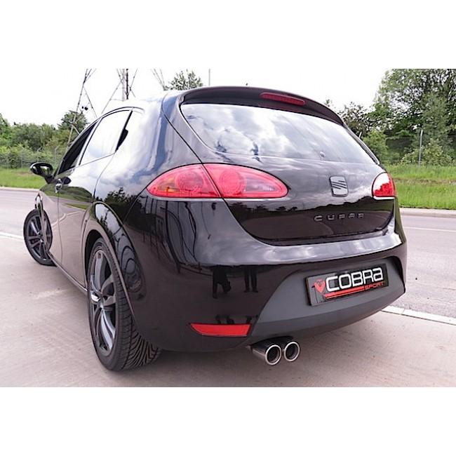 Cobra Sport Seat Leon Cupra Mk2 1P 2.0 T FSI (06-12) Cat Back Performance Exhaust - Wayside Performance 