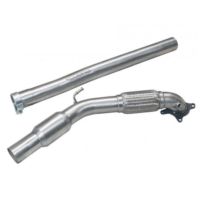 Cobra Sport Seat Leon FR Mk2 1P 2.0 T FSI (06-13) Sports Cat / De-Cat Front Downpipe Performance Exhaust - Wayside Performance 