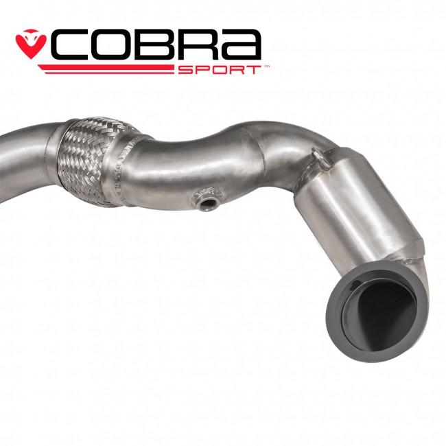 VW Golf GTI (Mk7.5) 2.0 TSI (5G) (2017-20) Sports Cat / De-Cat Front Downpipe Performance Exhaust - Wayside Performance 