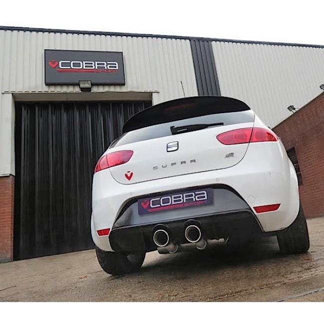 Cobra Sport Seat Leon Cupra R Mk2 1P 2.0 T FSI (10-12) Turbo Back Performance Exhaust - Wayside Performance 