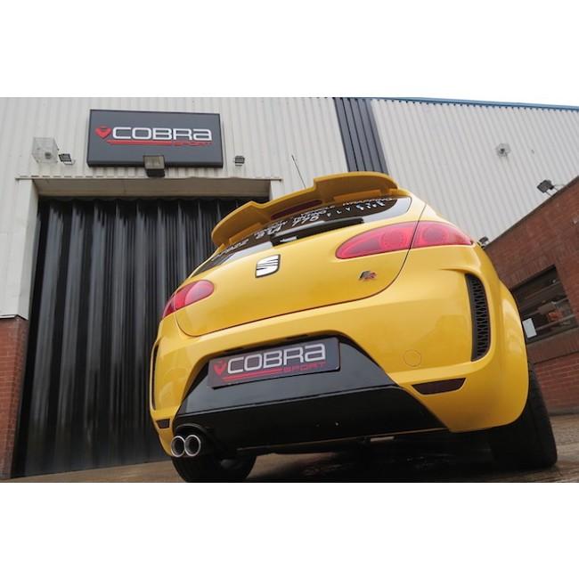 Cobra Sport Seat Leon FR Mk2 1P 2.0 T FSI (06-13) Cat Back Performance Exhaust - Wayside Performance 