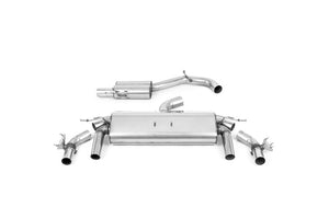 Milltek Cat-back - GPF Back - Cerakote Black GT-100 Tips - T-Roc - R 2.0TSI 300ps (with OPF/GPF) - Wayside Performance 