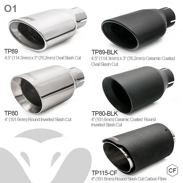 Cobra Sport Audi S3 (8Y) 5 door Sportback Valved Turbo Back Performance Exhaust - Wayside Performance 
