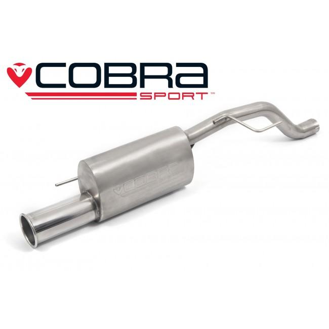 Cobra Sport Vauxhall Corsa D 1.2 & 1.4 (07-14) Rear Box Performance Exhaust - Wayside Performance 