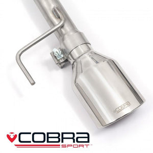 Cobra Sport Vauxhall Corsa D 1.2 & 1.4 (07-14) Venom Box Delete Rear Performance Exhaust - Wayside Performance 