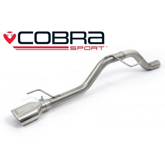 Cobra Sport Vauxhall Corsa D 1.2 & 1.4 (07-14) Venom Box Delete Rear Performance Exhaust - Wayside Performance 