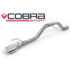 Cobra Sport Vauxhall Corsa D 1.2 & 1.4 (07-14) Venom Box Delete Rear Performance Exhaust - Wayside Performance 