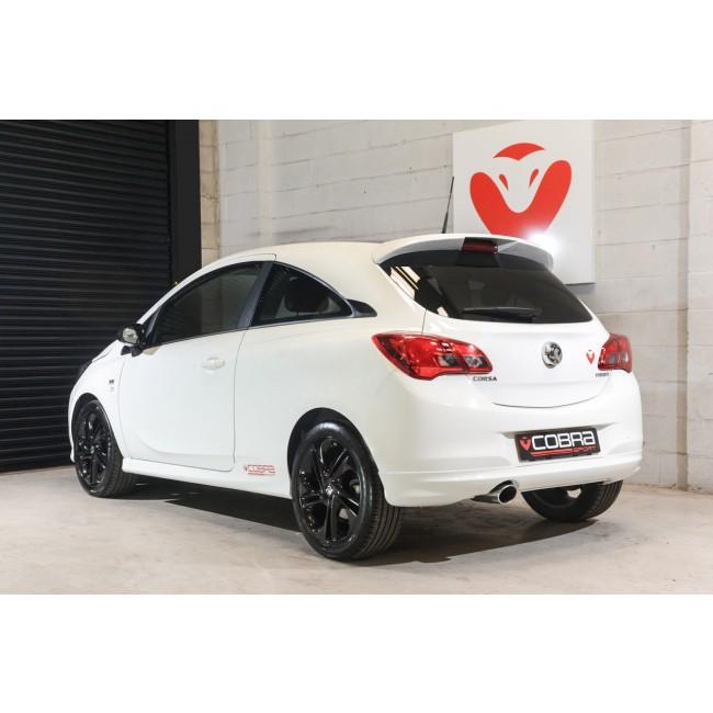 Cobra Sport Vauxhall Corsa E 1.4 Turbo (15-19) Venom Box Delete Race Cat Back Performance Exhaust - Wayside Performance 