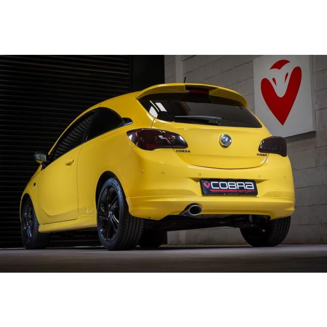 Cobra Sport Vauxhall Corsa E 1.0 Turbo (15-19) Venom Box Delete Rear Performance Exhaust - Wayside Performance 