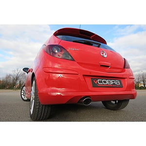 Cobra Sport Vauxhall Corsa D 1.2 & 1.4 (07-14) Rear Box Performance Exhaust - Wayside Performance 