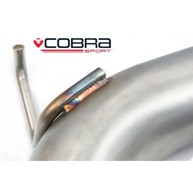 Cobra Sport VW Golf GTI (Mk7.5) 2.0 TSI (5G) (17-20) Resonator Delete Performance Exhaust - Wayside Performance 