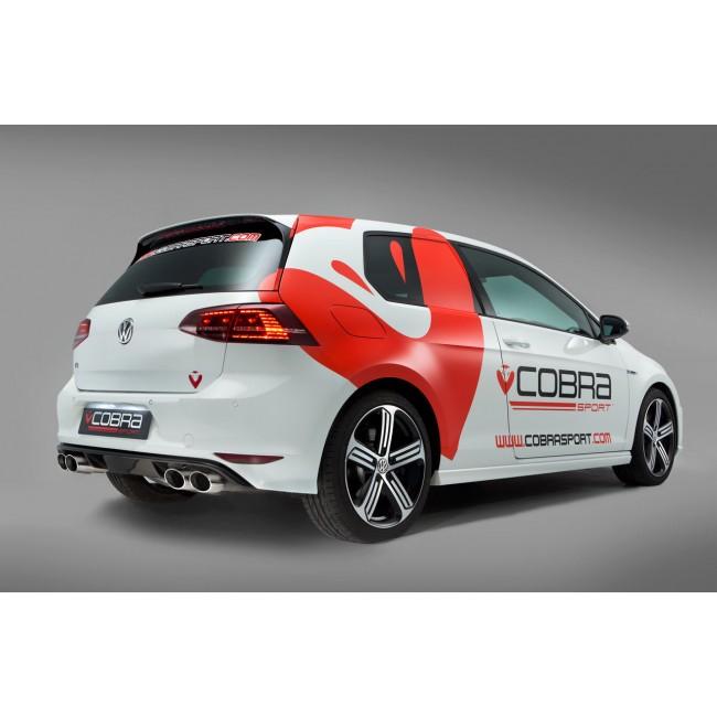 Cobra Sport VW Golf R (Mk7) 2.0 TSI (5G) (12-18) Turbo Back Performance Exhaust - Wayside Performance 