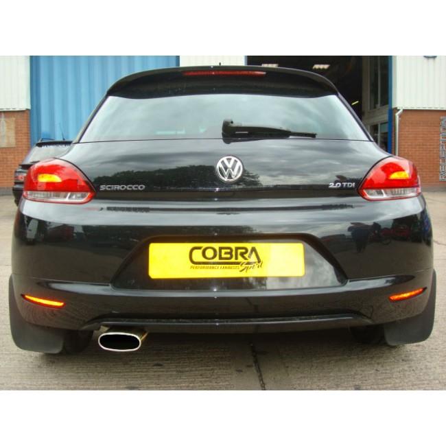 Cobra Sport VW Scirocco GT 2.0 TDI (08-13) Cat Back Performance Exhaust - Wayside Performance 