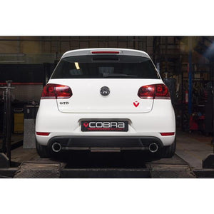 Cobra Sport VW Golf GTD (Mk6) 2.0 TDI (5K) (09-13) GTI Style Cat Back Performance Exhaust - Wayside Performance 