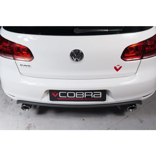 Cobra Sport VW Golf GTD (Mk6) 2.0 TDI (5K) (09-13) GTI Style Cat Back Performance Exhaust - Wayside Performance 