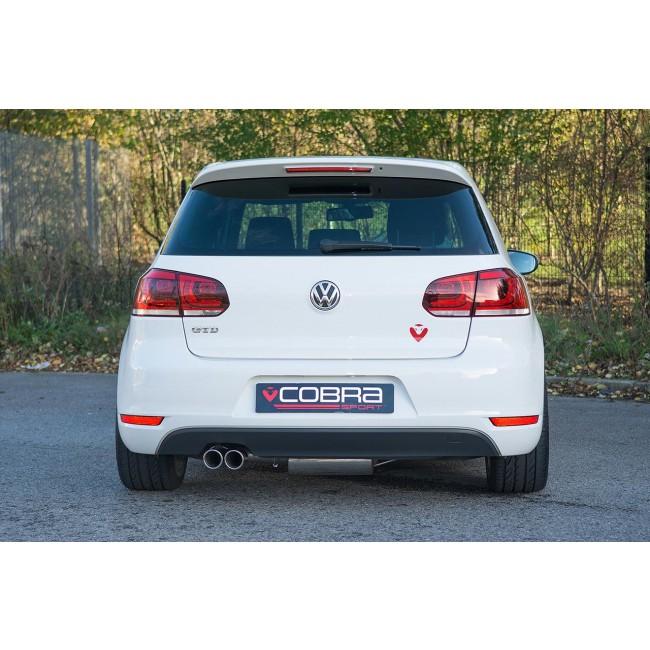 Cobra Sport VW Golf GTD (Mk6) 2.0 TDI (5K) (09-13) Cat Back Performance Exhaust - Wayside Performance 